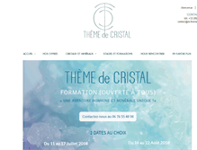 Tablet Screenshot of le-theme-de-cristal.com